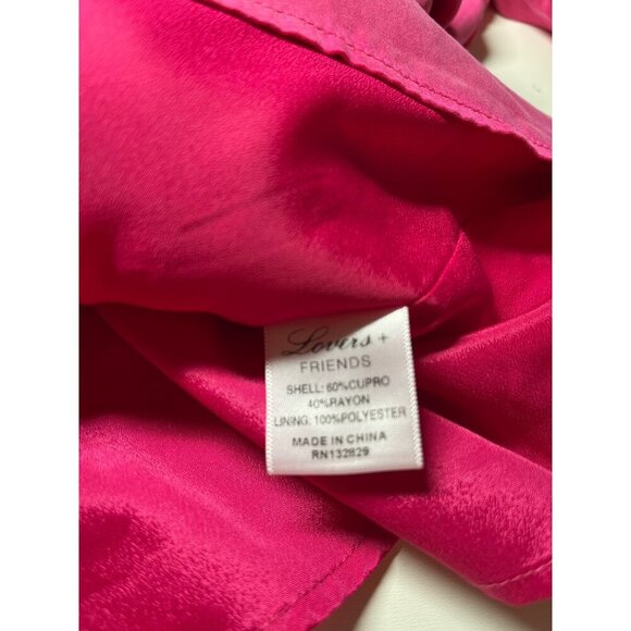 Lovers + Friends Tosh Hot Pink Romper Shorts One Piece Size SMALL Ladies - Picture 7 of 9